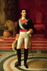 Porträt von Alfonso XII (1857-85) 1876